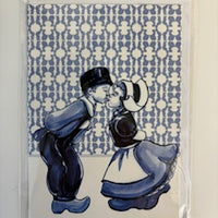 Greeting Card Kissing Couple