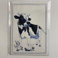 Greeting Card Friesian Cow