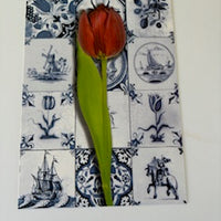 Kaart Single tulip