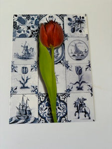 Kaart Single tulip