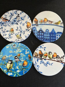 Coasters Forest Birds Set 4