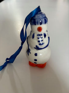 Snowman Christmas ornament