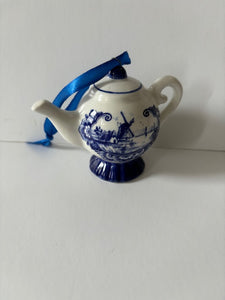 Tea pot Christmas ornament