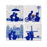 Coasters Kissing Couple 4 pieces