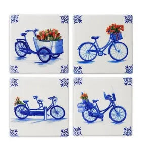 Coasters Bicycle 4 pieces