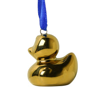 Christmas Ornament Gold Duck