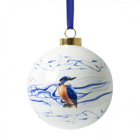 Christmas Baubble Kingfisher