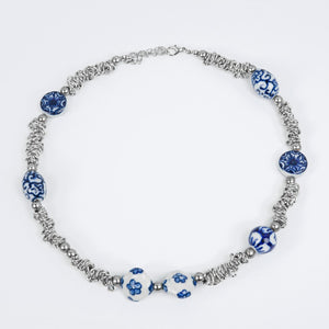 Necklace Delft Blue Princess