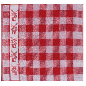 Hand towel Windmill Red